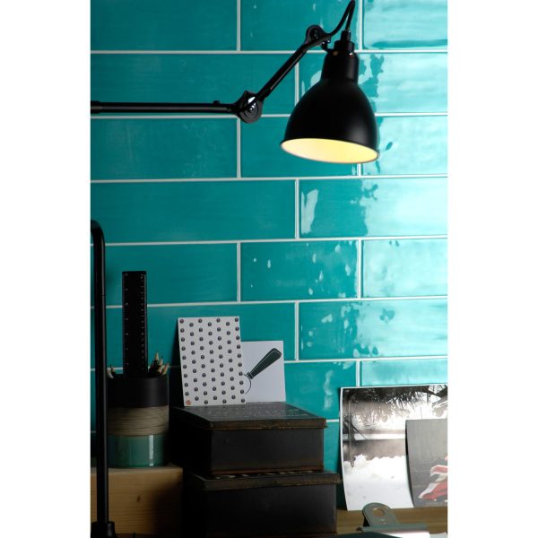 Tesoro - Joyful 4  x 16  Subway Tile - Turquoise Online