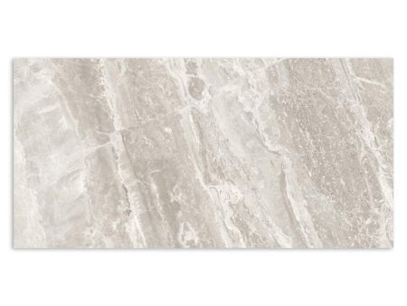 Tesoro - Mayfair 12 in. x 24 in. Porcelain Tile - Stella Argento Polished For Cheap