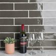 SomerTile - Chester 3  x 12  Subway Tile - Grafito Cheap