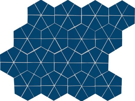 Daltile - Stagecraft - Undulated Kaleidoscope Mosaic - Matte Galaxy 1769 Discount