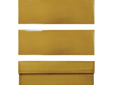 Lungarno Ceramics - Casablanca 2  x 6  Wall Tile - Saffron Cheap