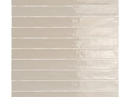 Lungarno - Linea 2 in. x 20 in. Ceramic Tile - Sabbia Glossy Online Hot Sale