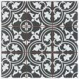 SomerTile - Harmonia 13 in. x 13 in. Ceramic Tile - Classic Black Online now