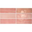 Equipe - Artisan Collection - 2.5  x 8  Wall Tile - Rose Mallow Online