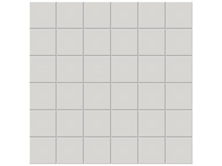 Anatolia - Soho Porcelain 2 in. x 2 in. Unglazed Mosaic - Halo Grey Matte For Discount