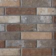 Arizona Tile - Castle Brick - 2.5 in. x 10 in. Porcelain Tile - Multi For Discount