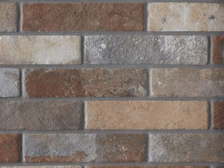 Arizona Tile - Castle Brick - 2.5 in. x 10 in. Porcelain Tile - Multi For Discount