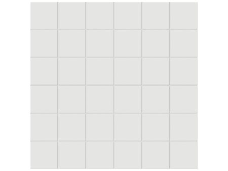 Anatolia - Soho Porcelain 2 in. x 2 in. Glazed Mosaic - Vintage Grey Matte For Sale