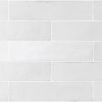 Equipe - Tribeca Collection - 2.5 in. x 10 in. Wall Tile - Gypsum White Sale