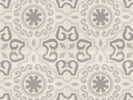 Daltile Memoir - 12 in. x 12 in. Glazed Ceramic Tile - Crystal Grey ME24 Cheap