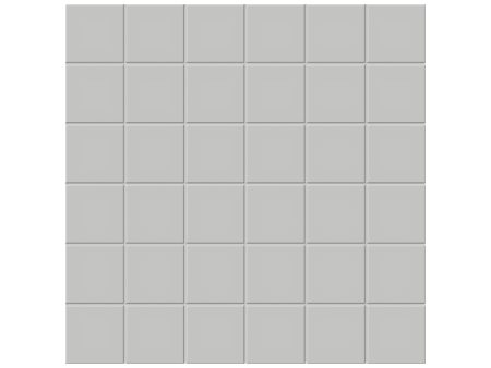 Anatolia - Soho Porcelain 2 in. x 2 in. Glazed Mosaic - Loft Grey Matte Fashion