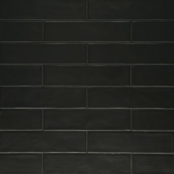 Bedrosians Tile & Stone - Clara 2.75  x 11  Matte Porcelain Tile - Noir For Cheap