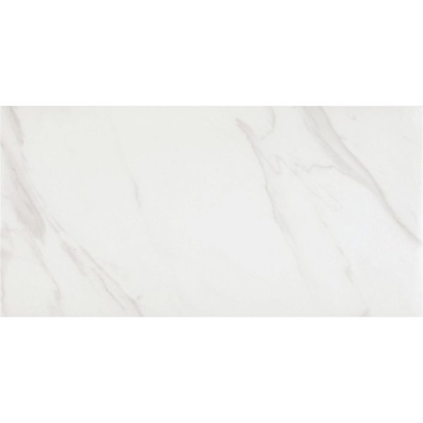 Daltile - Artsy - 12 in. x 24 in. Glazed Porcelain Floor Tile - Studio Carrara Hot on Sale