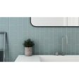 Equipe - Country Collection - 2.5  x 8  Wall Tile - Ash Blue Hot on Sale