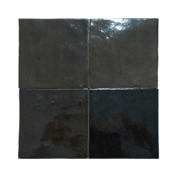 Lungarno Ceramics - Marrakesh 4  x 4  Wall Tile - Berber Black Online