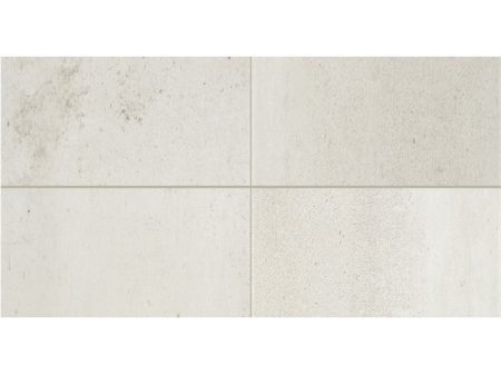 Daltile - Modern Hearth - 12 in. x 24 in. Glazed Porcelain Tile - White Ash Sale