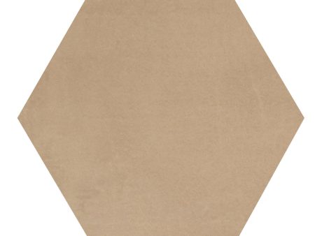 Marazzi - Moroccan Concrete 8  Hex Deco Tile - Ochre MC55 Online now