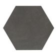 Marazzi - Moroccan Concrete 8  Hex Deco Tile - Charcoal MC57 Online Hot Sale