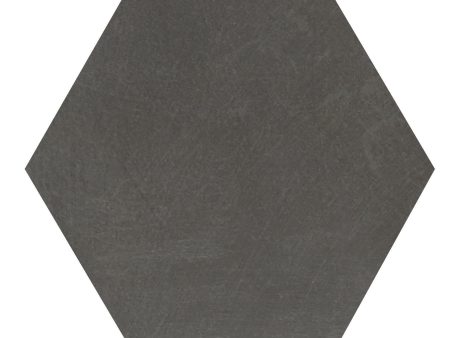 Marazzi - Moroccan Concrete 8  Hex Deco Tile - Charcoal MC57 Online Hot Sale