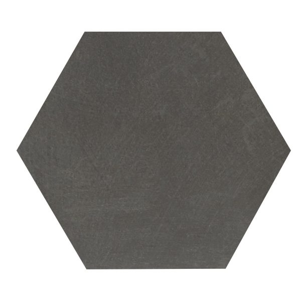 Marazzi - Moroccan Concrete 8  Hex Deco Tile - Charcoal MC57 Online Hot Sale