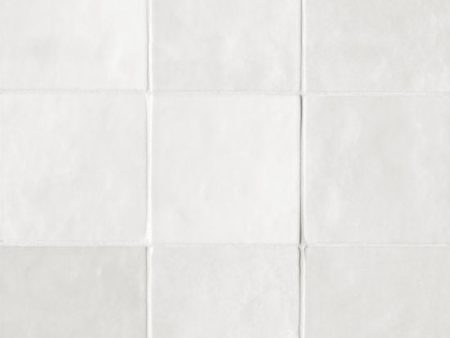 Bedrosians Tile & Stone - Cloe 5  x 5  Wall Tile - White For Discount