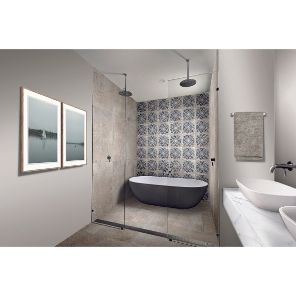 Marazzi - Creativo Deco Tile - Lucca Blue CV44 on Sale