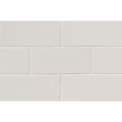 Bedrosians - Traditions 4  x 10  Ceramic Wall Tile - Matte Tender Gray Hot on Sale