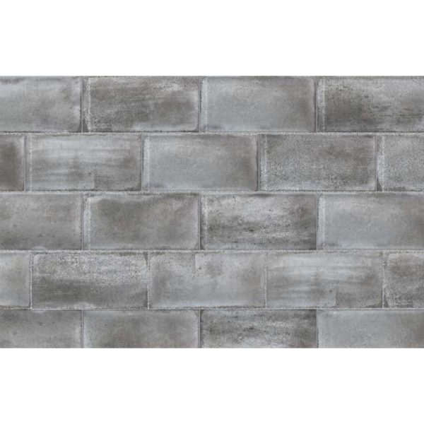 Topcu - Vita Decorative Wall Tile 4 in. x 8 in. - Grafite Fashion