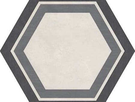 Daltile - Bee Hive 24 in. x 20 in. Porcelain Tile - Cool Honeycomb Discount