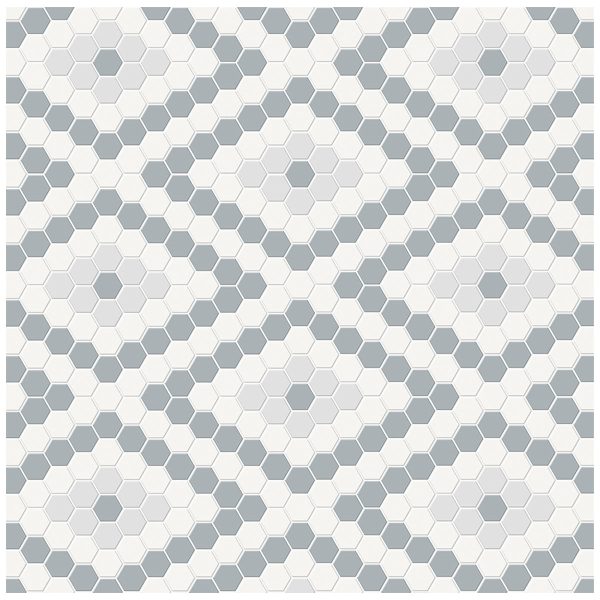 Anatolia - Soho Porcelain - Diamond Pattern Mosaic - Afternoon Blend Matte on Sale