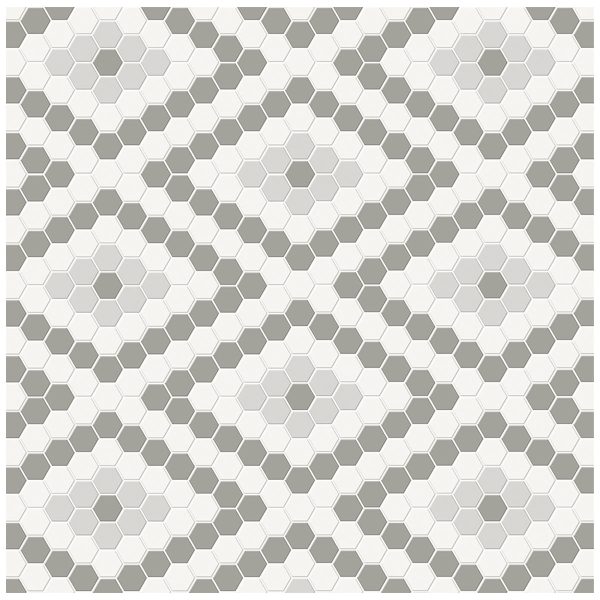 Anatolia - Soho Porcelain - Diamond Pattern Mosaic - Evening Blend Matte Online Sale