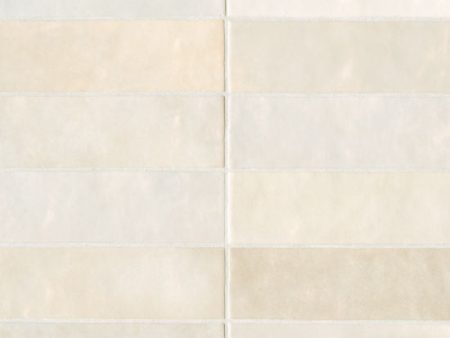 Bedrosians Tile & Stone - Cloe 2.5  x 8  Wall Tile - Creme Sale