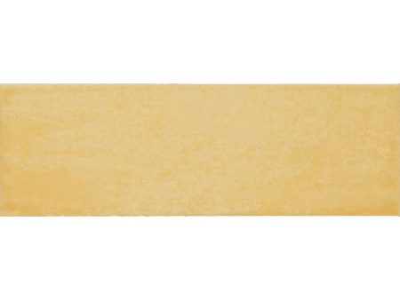 Tesoro - Maiolica 4 in. x 12 in. Bullnose - Ocra Online