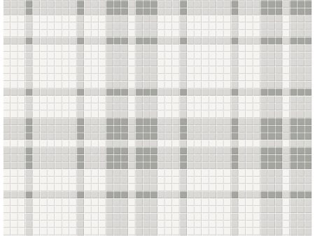 Anatolia - Soho Porcelain - Plaid Pattern Mosaic - Evening Blend Matte For Cheap