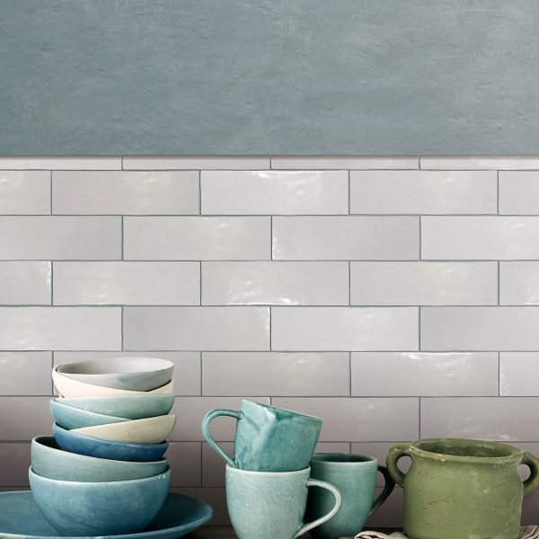 Lungarno Ceramics - Marrakesh 2.5  x 8  Wall Tile - Sidi Salt Online Sale