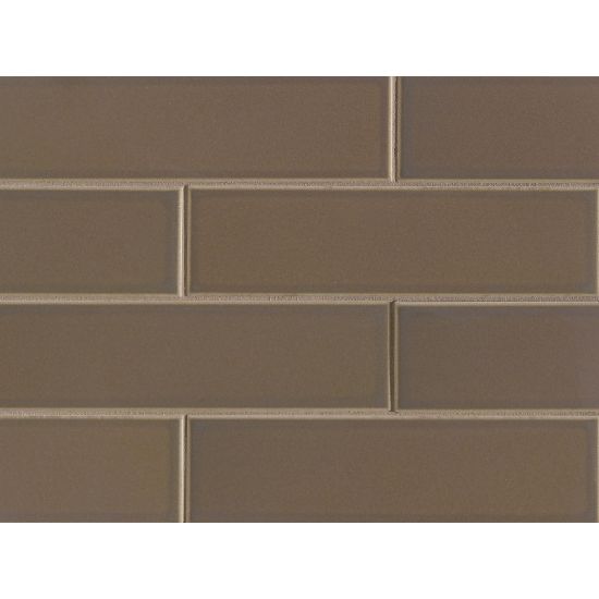 Bedrosians Tile & Stone - Zenia 2.5  x 9  Matte Floor & Wall Tile - Umbra Discount