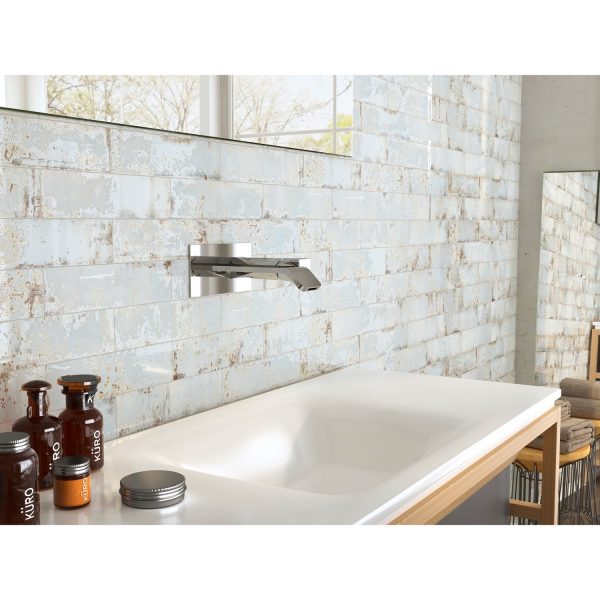 Tesoro Decorative Collection - Grunge Ceramic 3 in. x. 12 in. Wall Tile - Oxid For Discount