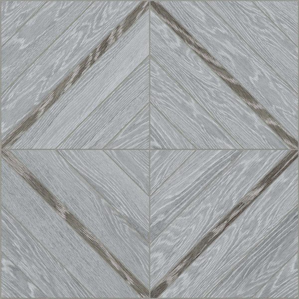 Anatolia Aspen 16 in. x 16 in. HD Porcelain Marquetry Mosaics - Ash For Cheap