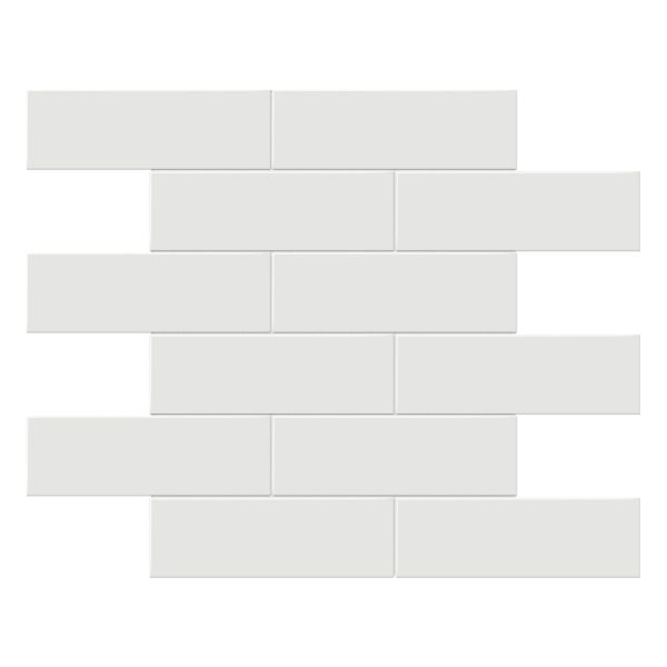 Anatolia - Soho Porcelain 2 in. x 6 in. Brick Mosaic - Vintage Grey Matte Online Sale