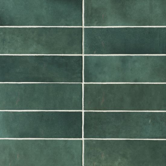 Bedrosians Tile & Stone - Cloe 2.5  x 8  Wall Tile - Green Online Hot Sale