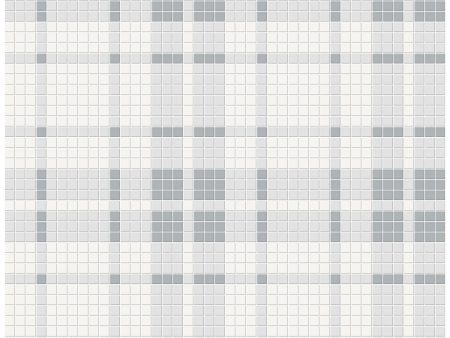 Anatolia - Soho Porcelain - Plaid Pattern Mosaic - Afternoon Blend Matte Supply