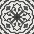 Anatolia - Form HD 8 in. x 8 in. Monochrome Deco - Lotus For Sale