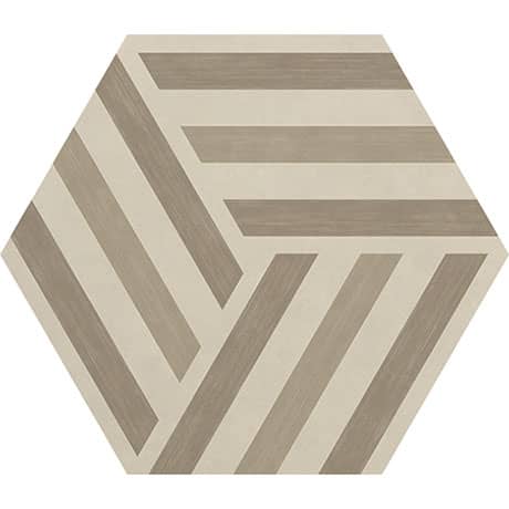 Daltile - Bee Hive 24 in. x 20 in. Porcelain Tile - Warm Run-Up on Sale