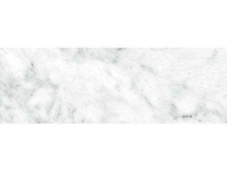 Anatolia - La Marca Glazed Porcelain 4 in. x 12 in. Honed Tile - Carrara Gioia For Sale