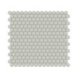 Anatolia - Soho Porcelain - 3 4 in. Penny Round Mosaic - Soft Sage Glossy Online Hot Sale