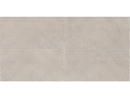 Daltile Chord 12 in. x 24 in. Textured Porcelain Tile - Canon Gray Discount