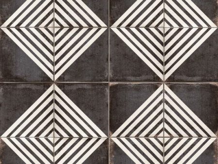 Bedrosians Tile & Stone - Vivace 9  x 9  Decorative Tile - Caviar Roads Supply