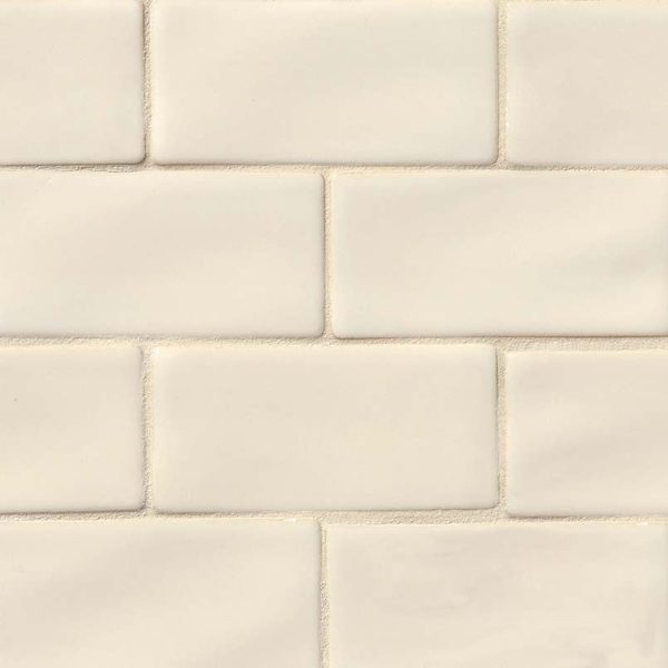 MSI - Highland Park - 3 in. x 6 in. Antique White Subway Tile on Sale