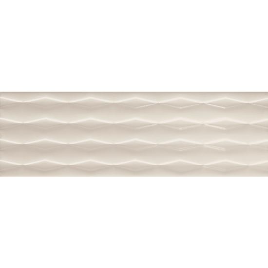 American Olean Visual Impressions Wall Tile - Linear Diamond - Beige Online now