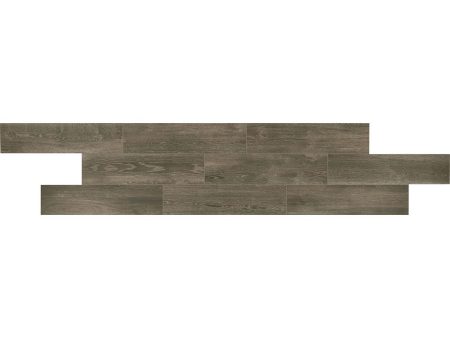 Daltile Trellis Oak 9 in. x 36 in. Porcelain Floor Tile - Espresso TR22 Supply